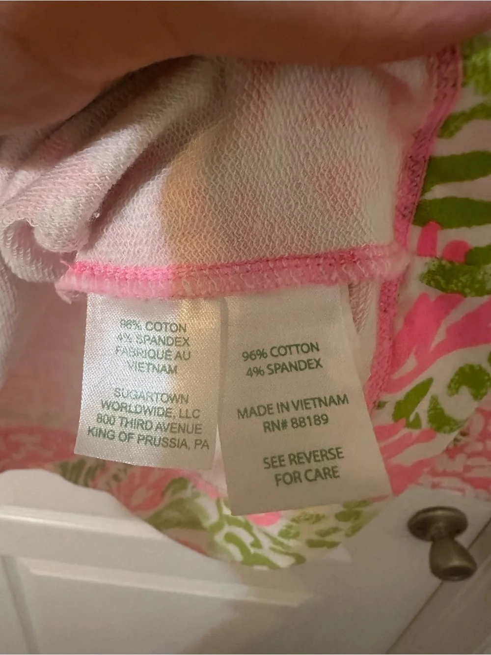 Lilly Pulitzer Skipper Popover Tropi Pineapple Sweatshirt Pink Green Size S⁠